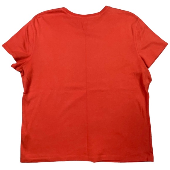 Sonoma size large orange short sleeve shirt with a butterfly & “Red River 2007” - Picture 4 of 8